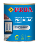 Esmalte laca ao poliuretano. Acetinado. PROALAC. preto